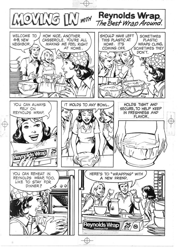 Publicité par Neal Adams - Planche originale