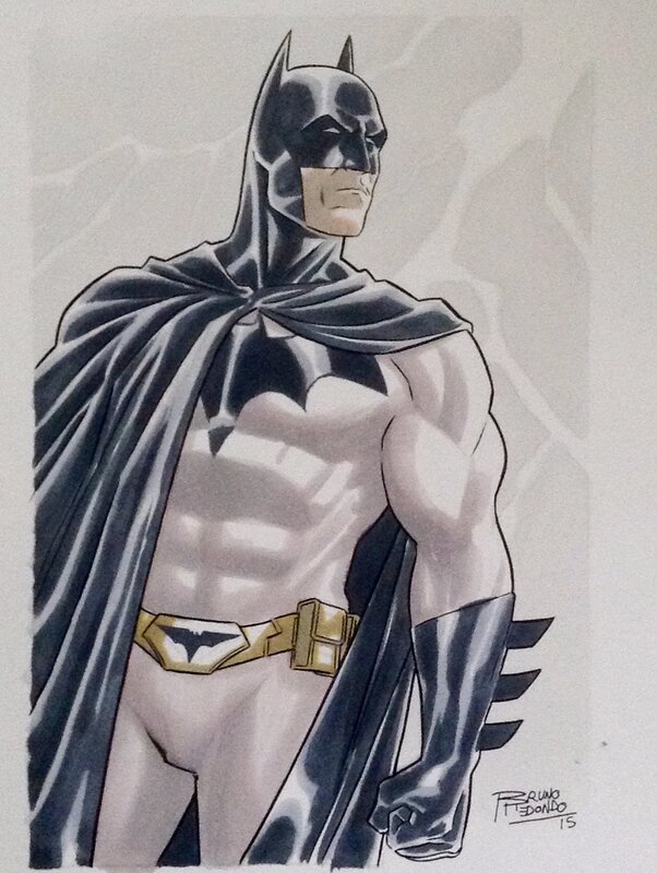 Batman par Bruno Redondo - Illustration originale