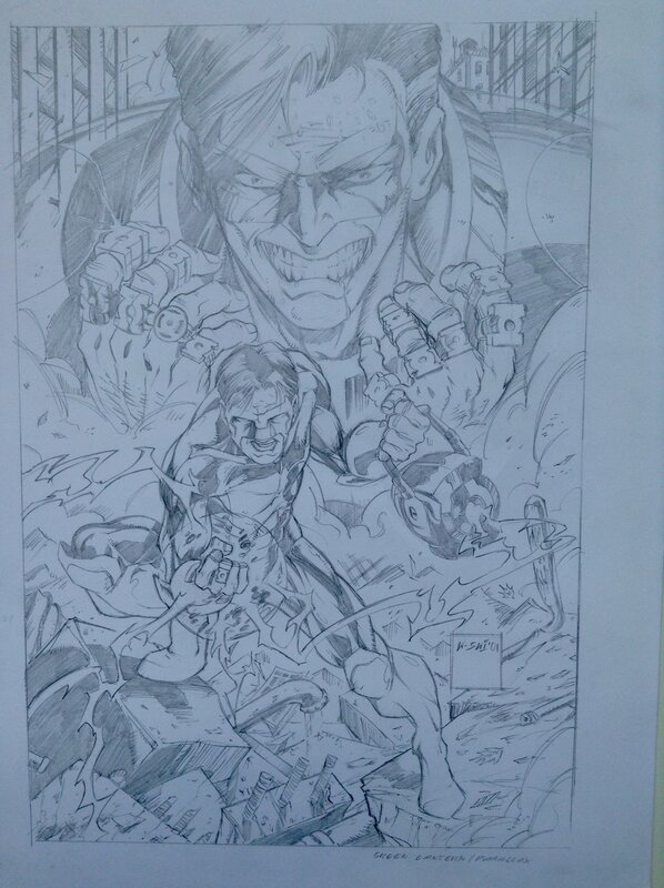 Green Lantern by Klaus Scherwinski - Original Illustration