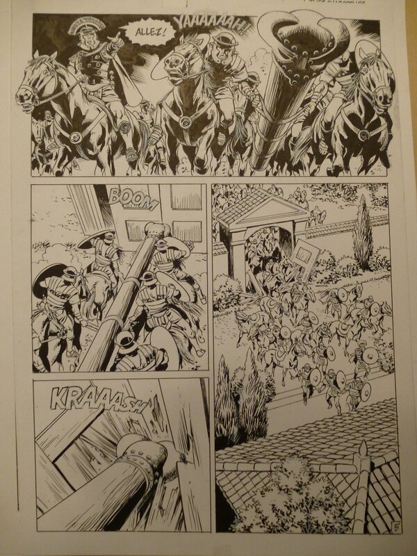 Jean-Yves Mitton, Messalina Tome 6 Planche 5 - Planche originale