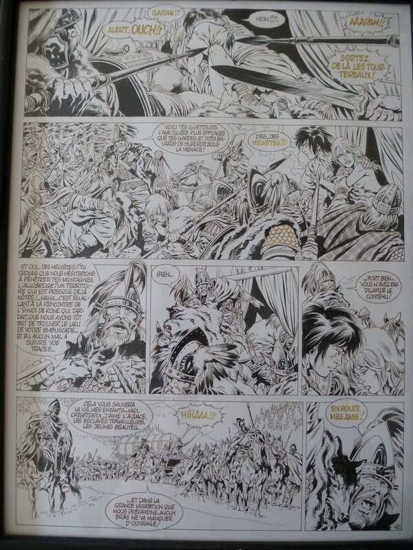 Jean-Yves Mitton, Vae Victis Tome 1 Planche 40 - Comic Strip