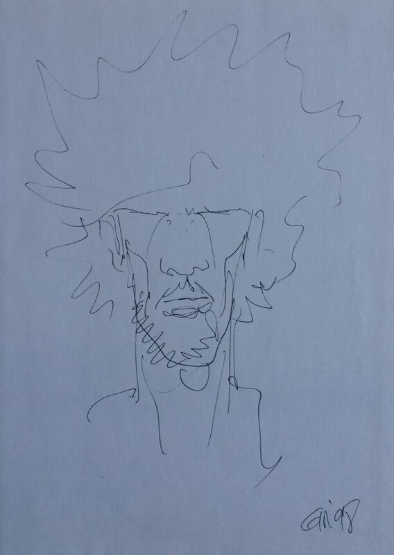 Blueberry by Jean Giraud - Sketch
