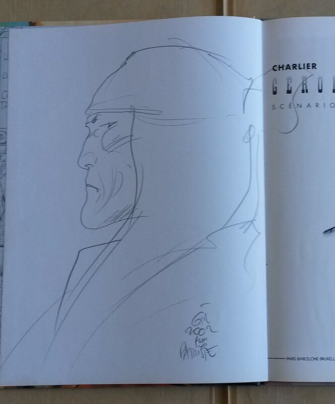 Geronimo par Jean Giraud - Dédicace