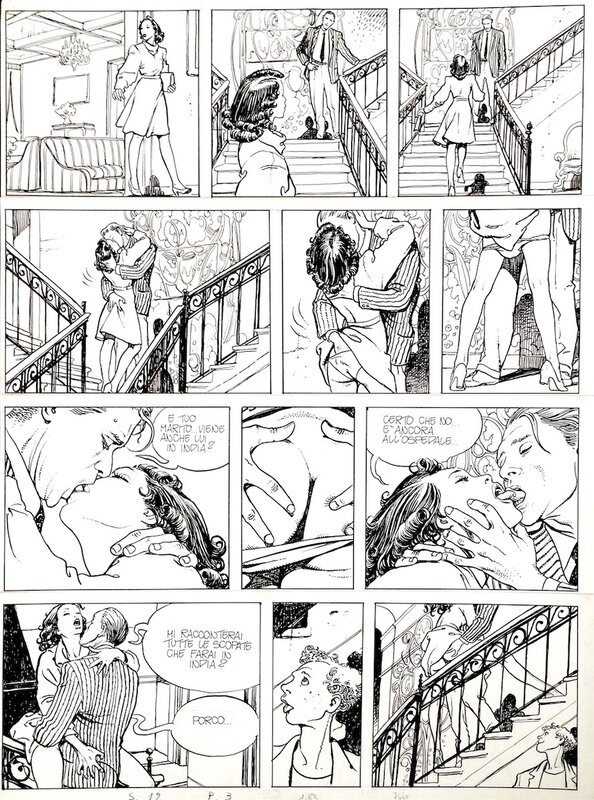 Milo Manara, Giuseppe Bergman - Rêver, peut-être - Page 3 - Planche originale