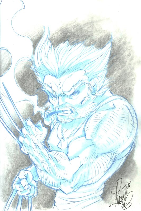 Wolverine par Nacho Arranz - Dédicace