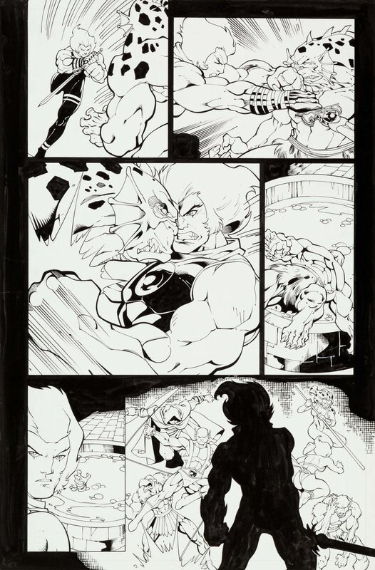 Ed Benes, Rob Lean, Thundercats - The Return #5 p13 - Planche originale