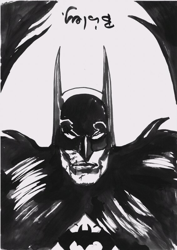 Batman par Simon Bisley - Sketch