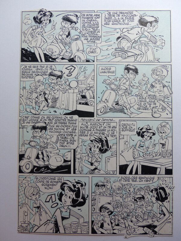 Claude Marin, Planche 19 Frimousse - Comic Strip