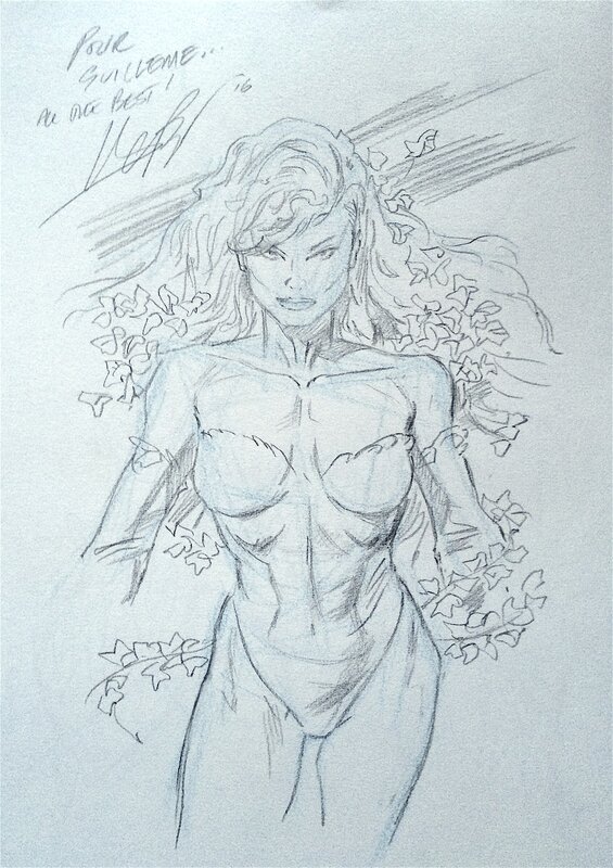 Poison Ivy par Doug Braithwaite - Sketch