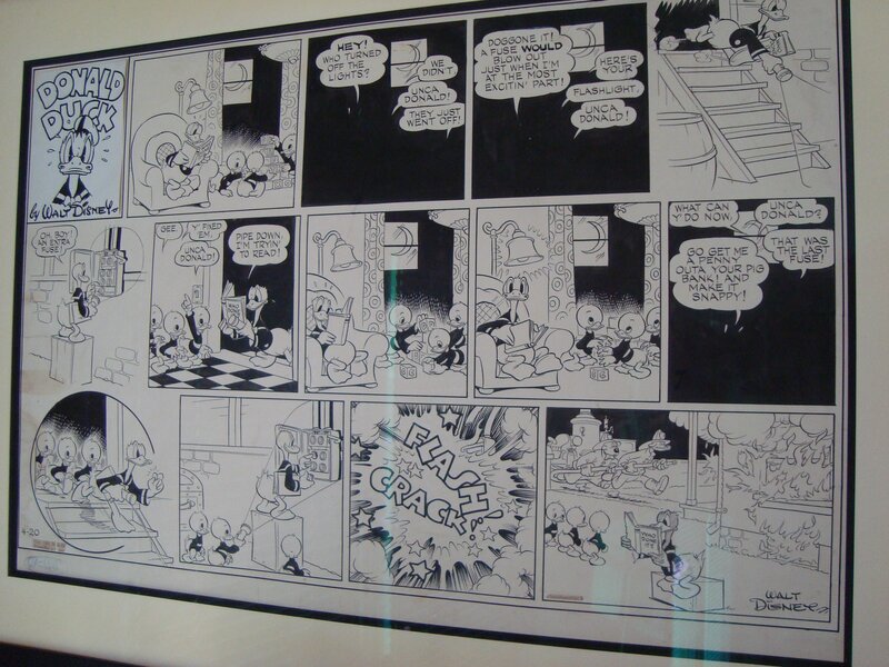 Donald DUCK par Al Taliaferro, Walt Disney - Planche originale