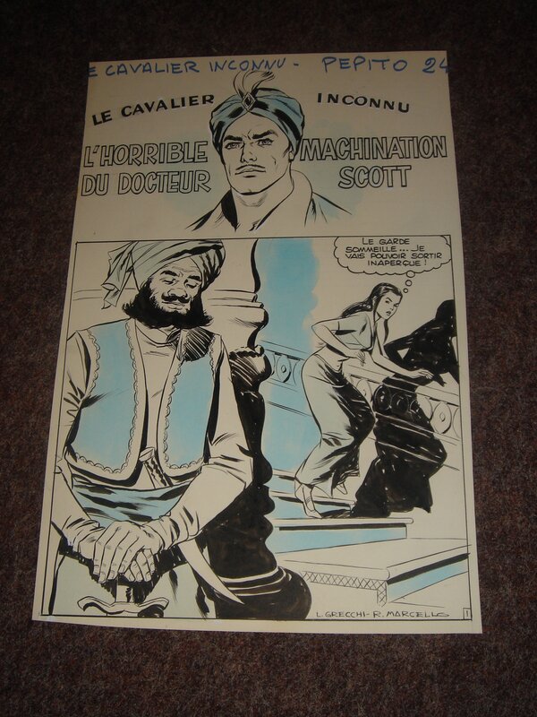 Le CAVALIER INCONNU by Carlo Marcello - Comic Strip