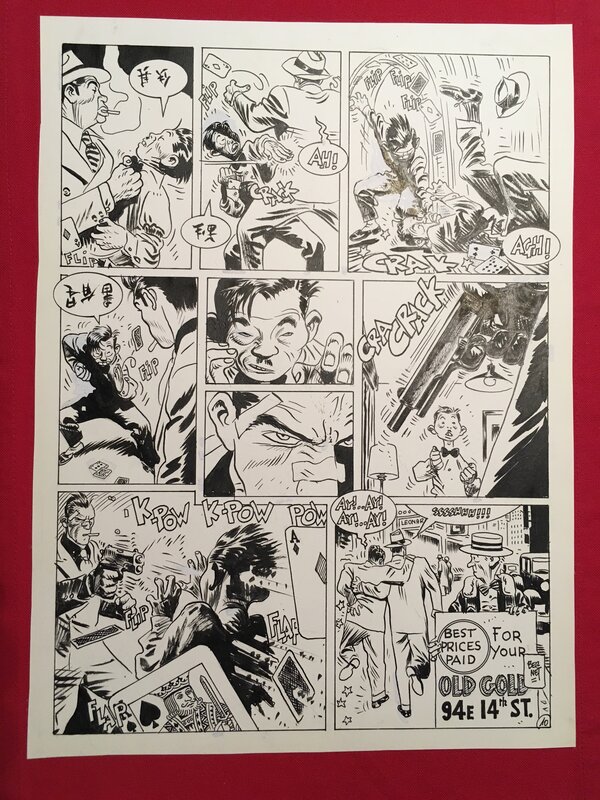 Jordi Bernet, Torpedo, episode ''Speecheless'', pl.10 - Planche originale