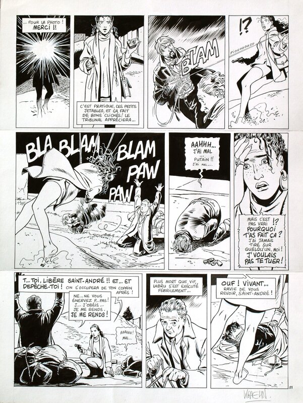 Jean-Charles Kraehn, Gil St-André - Tome#2 -  La face cachée - Planche originale