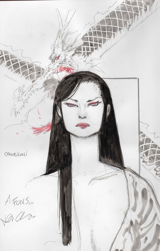 Fabio Montovani Tseu Hi, La Dame Dragon - Sketch