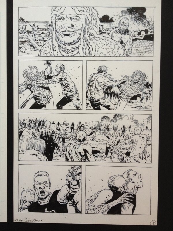 Charlie Adlard, Walking Dead - Issue 118 page 18 - Planche originale