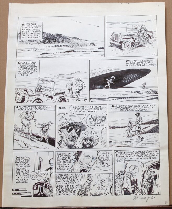 Robert Gigi, Jacques Lob, Page 31 - les apparitions Ovni - Dargaud - Comic Strip