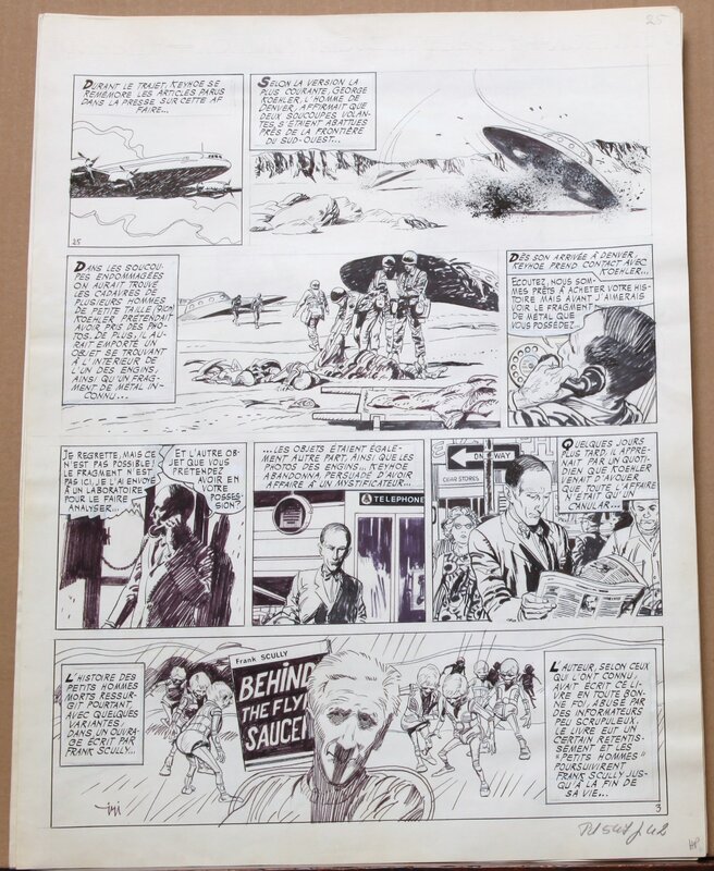 Robert Gigi, Jacques Lob, Page 32 - les apparitions Ovni - Dargaud - Comic Strip