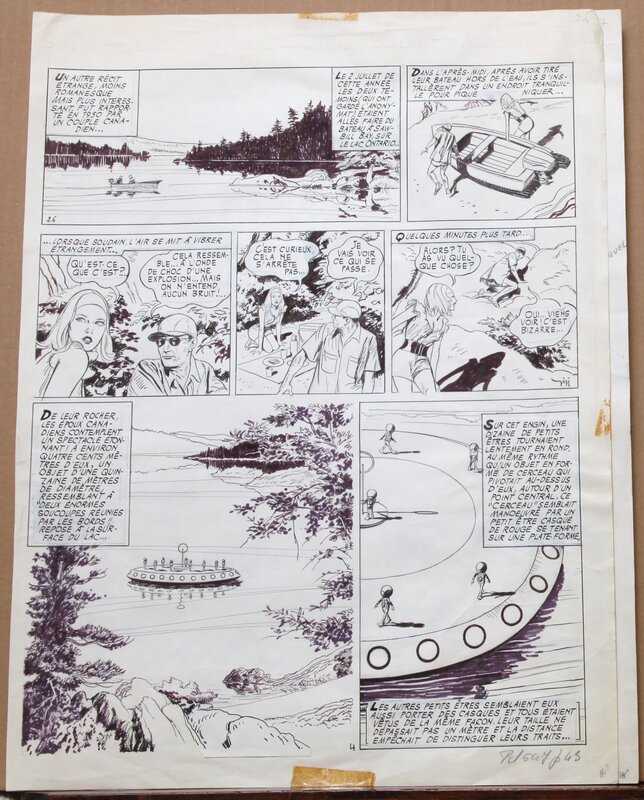 Robert Gigi, Jacques Lob, Page 33 - les apparitions Ovni - Dargaud - Comic Strip