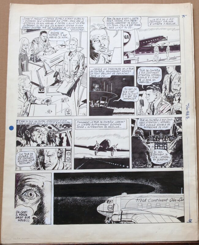 Robert Gigi, Jacques Lob, Page 38 - les apparitions Ovni - Dargaud - Comic Strip