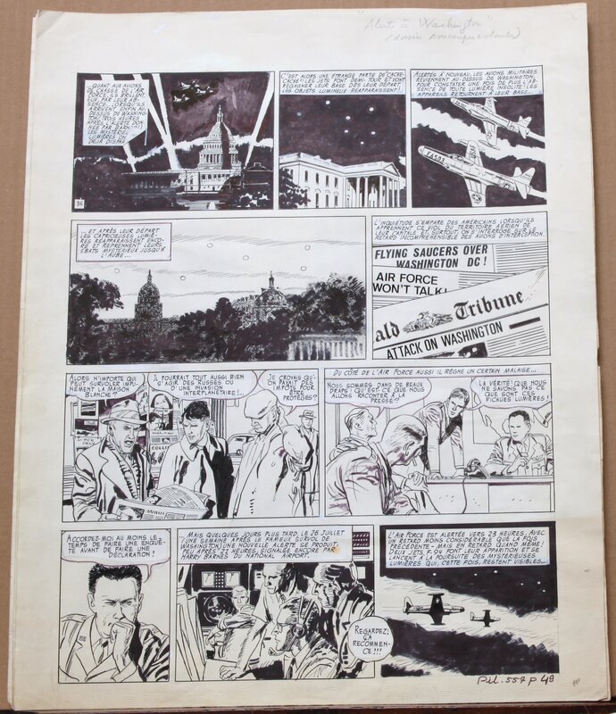 Robert Gigi, Jacques Lob, Page 43 - les apparitions Ovni - Dargaud - Comic Strip
