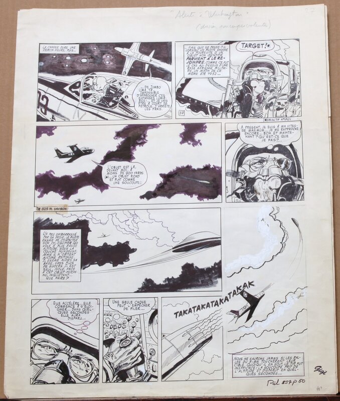Robert Gigi, Jacques Lob, Page 44 - les apparitions Ovni - Dargaud - Comic Strip