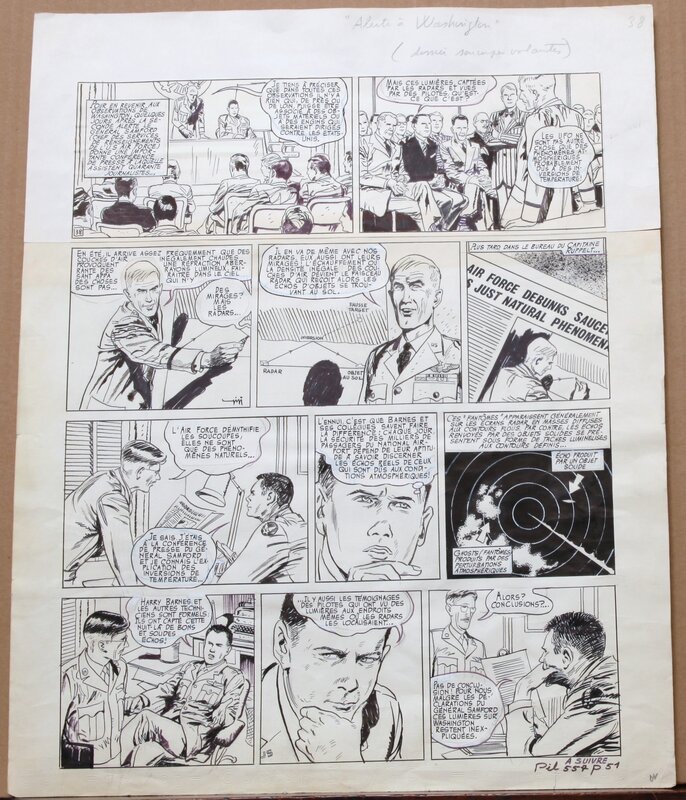Robert Gigi, Jacques Lob, Page 45 - les apparitions Ovni - Dargaud - Comic Strip