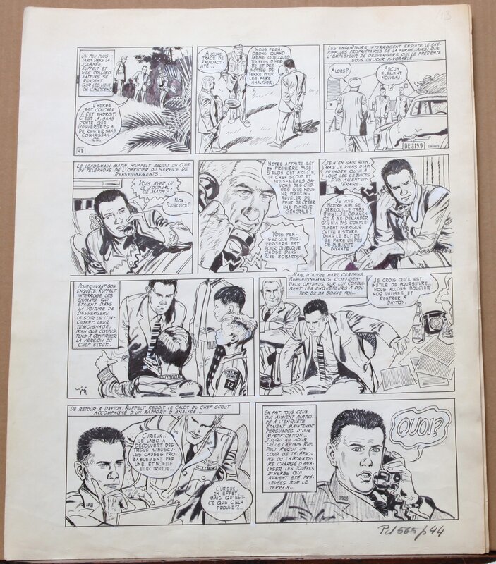 Robert Gigi, Jacques Lob, Page 52 - les apparitions Ovni - Dargaud - Comic Strip