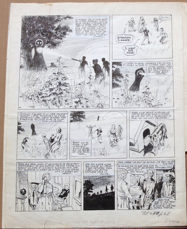 Robert Gigi, Jacques Lob, Page 57 - les apparitions Ovni - Dargaud - Comic Strip