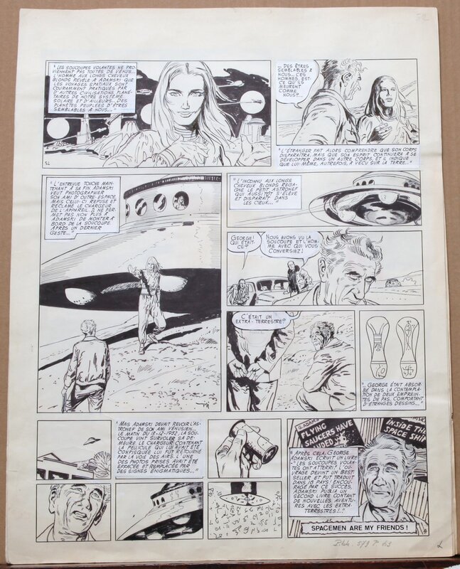 Robert Gigi, Jacques Lob, Page 63 - les apparitions Ovni - Dargaud - Comic Strip