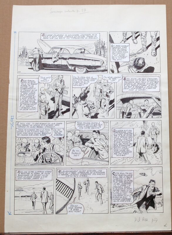 Robert Gigi, Jacques Lob, Page 70 - les apparitions Ovni - Dargaud - Comic Strip
