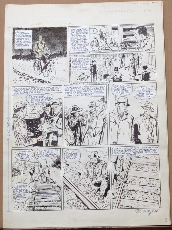 Robert Gigi, Jacques Lob, Page 80 - les apparitions Ovni - Dargaud - Comic Strip