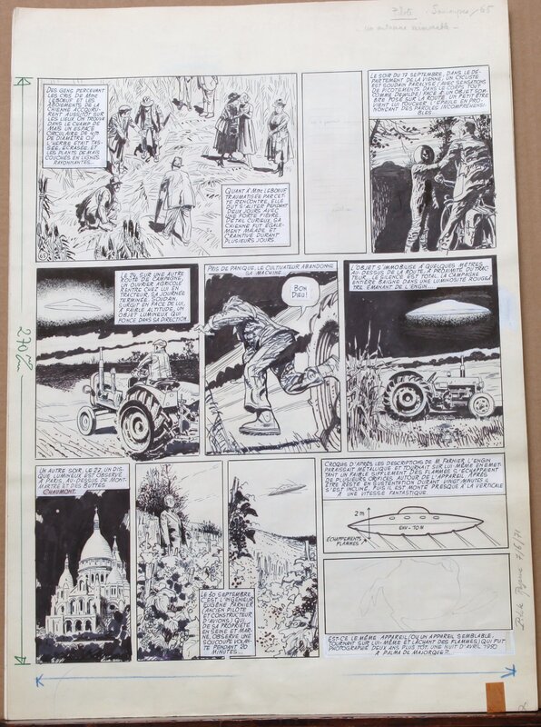 Robert Gigi, Jacques Lob, Page 84 - les apparitions Ovni - Dargaud - Comic Strip