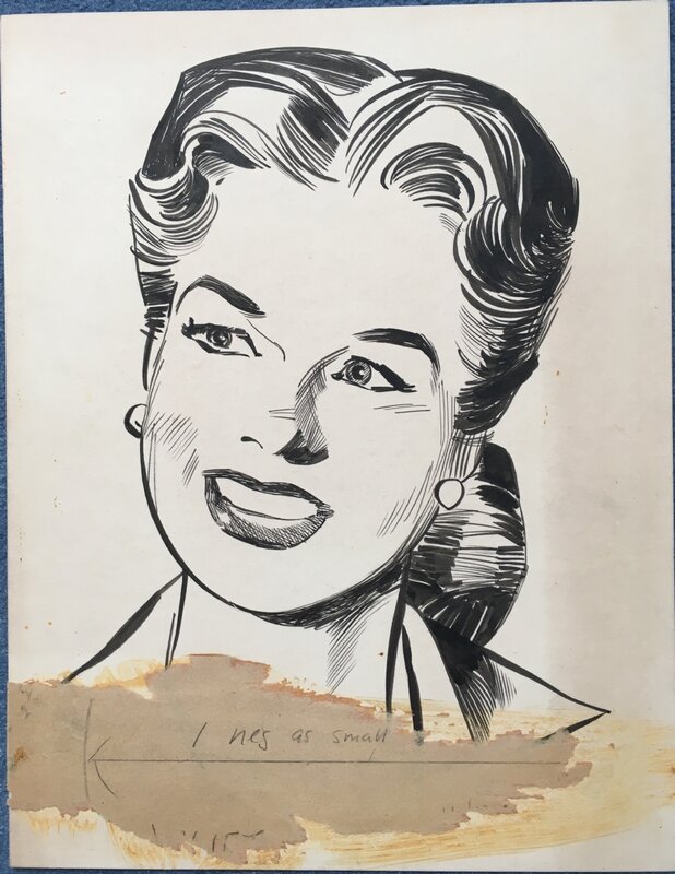 Stan Drake, Juliet Jones promotional art - Planche originale