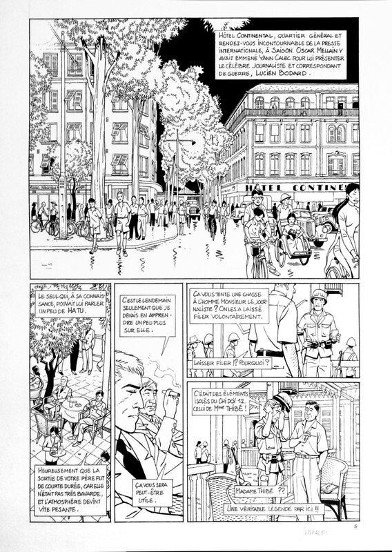 Patrick Jusseaume, Tramp - La sale guerre (T8) - Planche 5 - Comic Strip