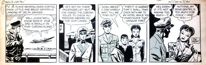 Ray Bailey, Bruce Gentry - Strip 1945/51 - Comic Strip