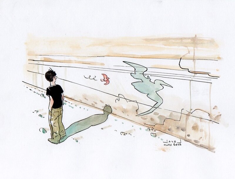 Hommage Moebius by Laval NG - Original Illustration