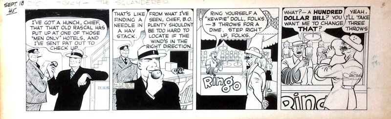 Chester Gould, Dick Tracy - Strip du 18-09-1945 - Comic Strip