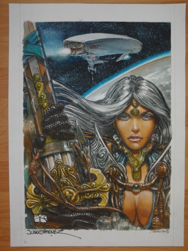 Juan Giménez, Metabarons , Honorata Pinup,Juan Gimenez - Illustration originale