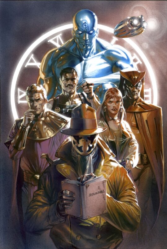 Gabriele Dell'Otto, Dave Gibbons, Watchmen 20 Anni Dopo Cover,Gabrielle Dell'Otto - Couverture originale