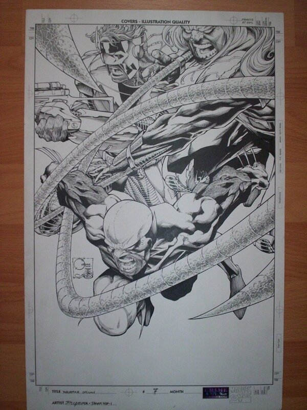 Wolverine Origins #7 Cover, Joe Quesada - Couverture originale
