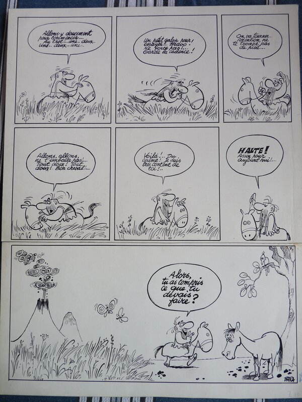 Cro MAGNON par Bara - Planche originale