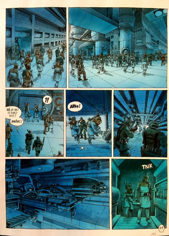 Grun, Metronom' - Station orbitale (tome 02) - page 49 - Planche originale