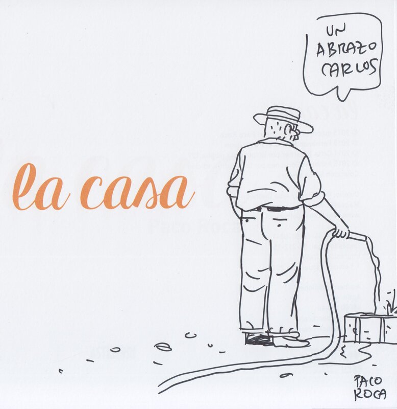 La Casa par Paco Roca - Dédicace