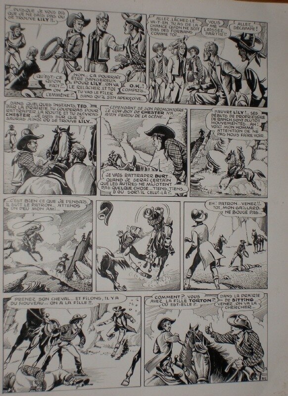 Jim Ouragan by Eugène Gire - Comic Strip