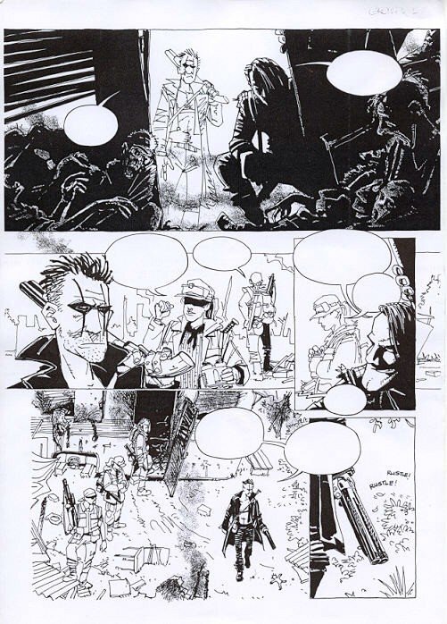 Edvin Biuković, Grendel Tales:Devils and Deaths #1 page1 alternate,Edvin Biukovic - Planche originale