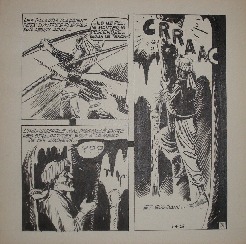 Le Goff nasdine hodja - Planche originale