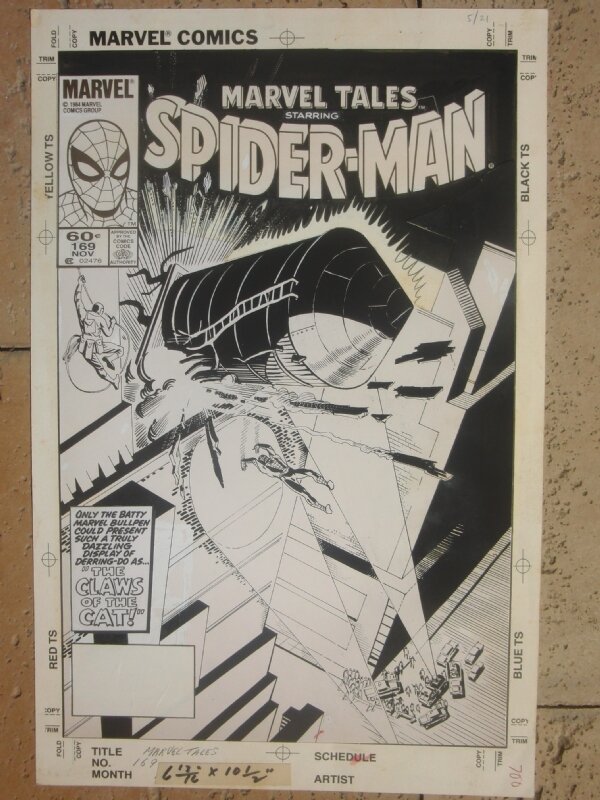 Marvel Tales #169 Cover (Spider-man),Steve Ditko - Couverture originale