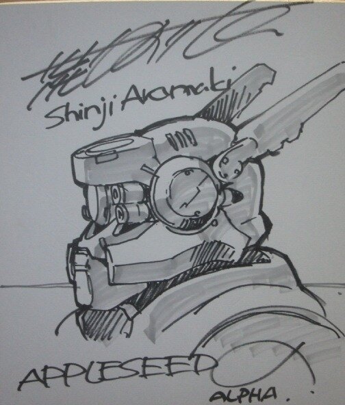 Appleseed : Alpha sketch , Shinji Aramaki - Sketch