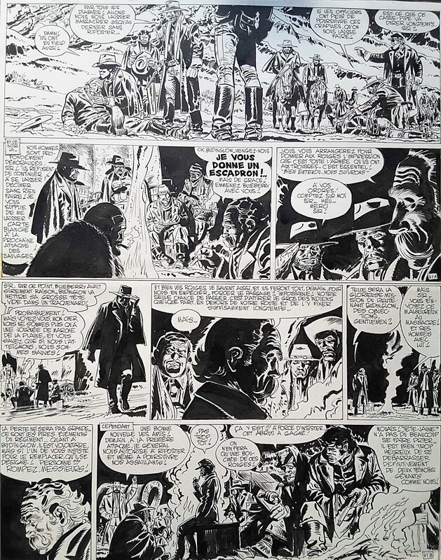 Blueberry p41 T10 par Jean Giraud, Jean-Michel Charlier - Planche originale