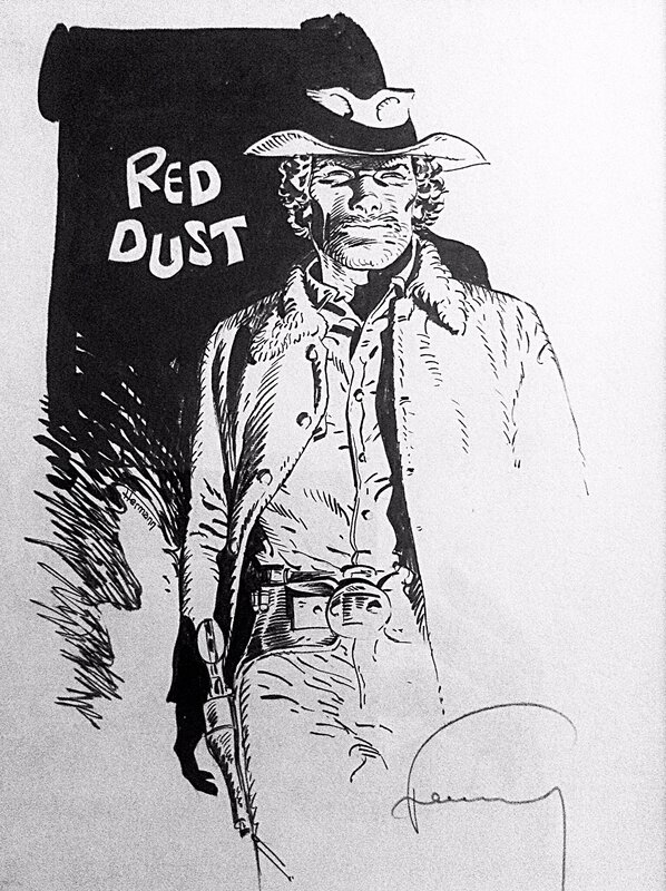 Hermann, Greg, Illustration Red Dust - Illustration originale